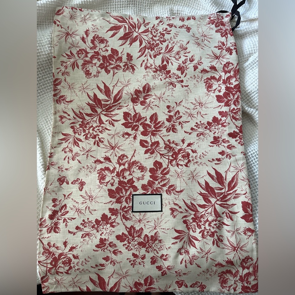 GUCCI FLORAL DUST BAG